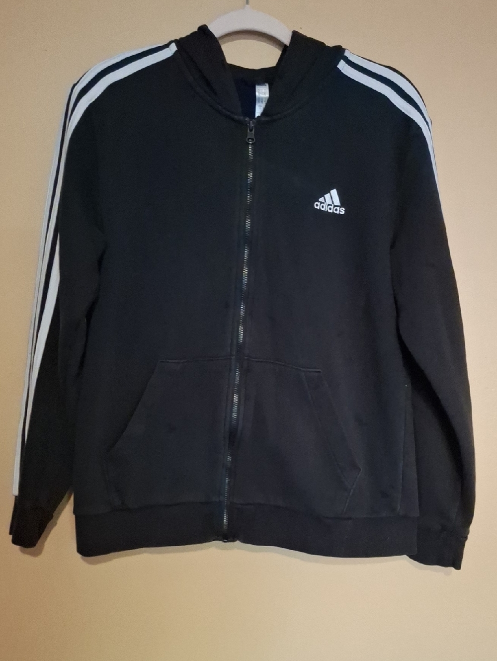Adidas Black Hoodie W Lg